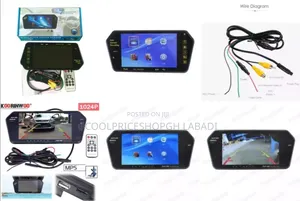 7" Car Review Mirror Bluetooth Usb Video Player