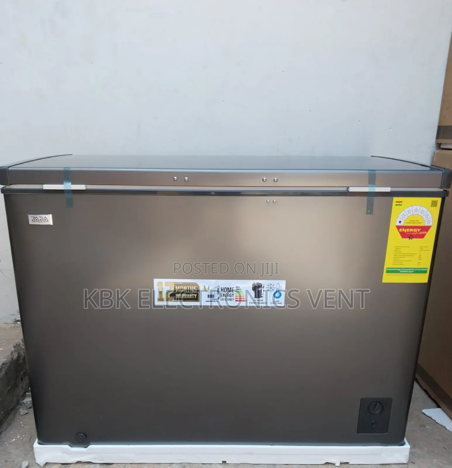 Zara 308liter Chest Freezer With Glass Cover