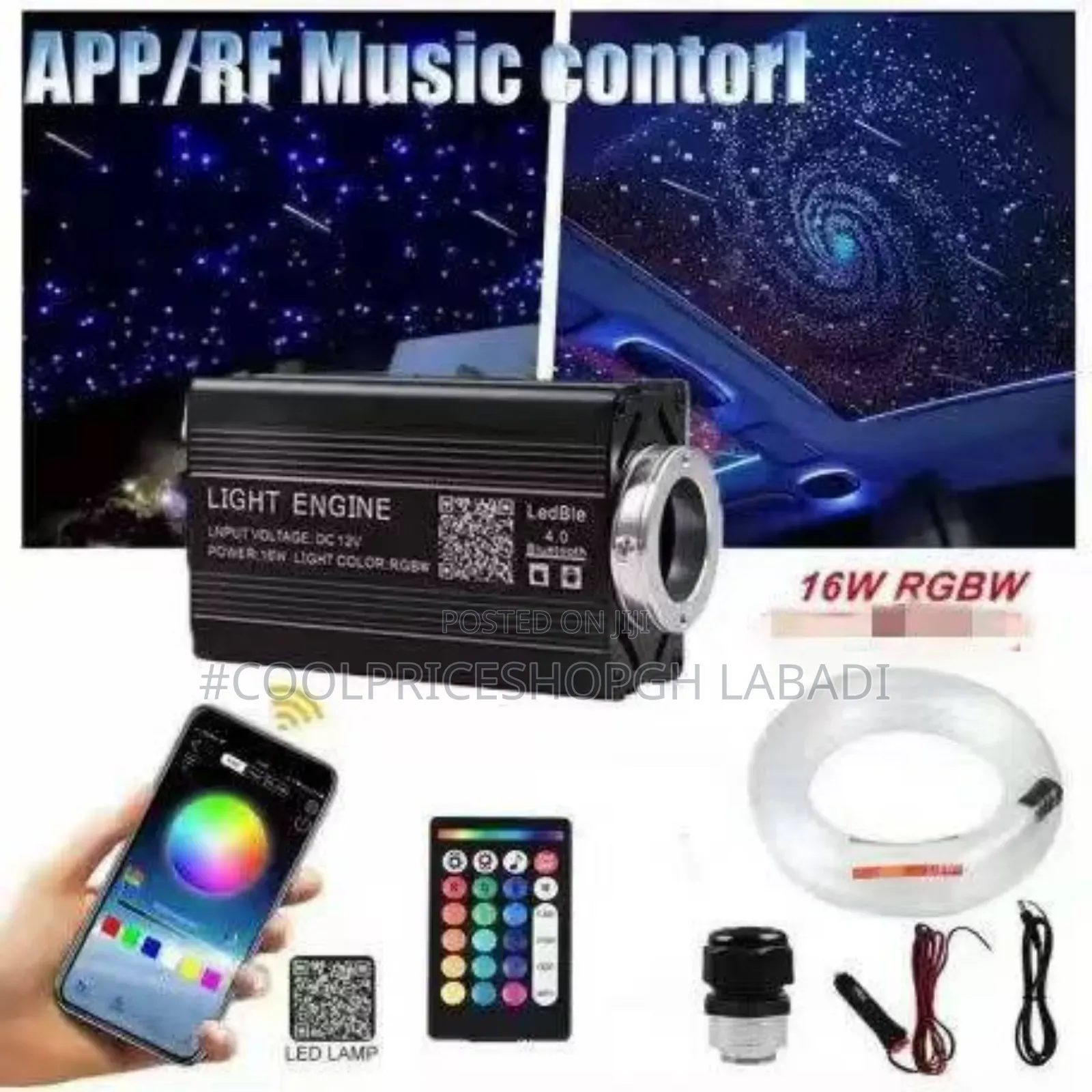 Car Interior Roof Atmosphere Lighting