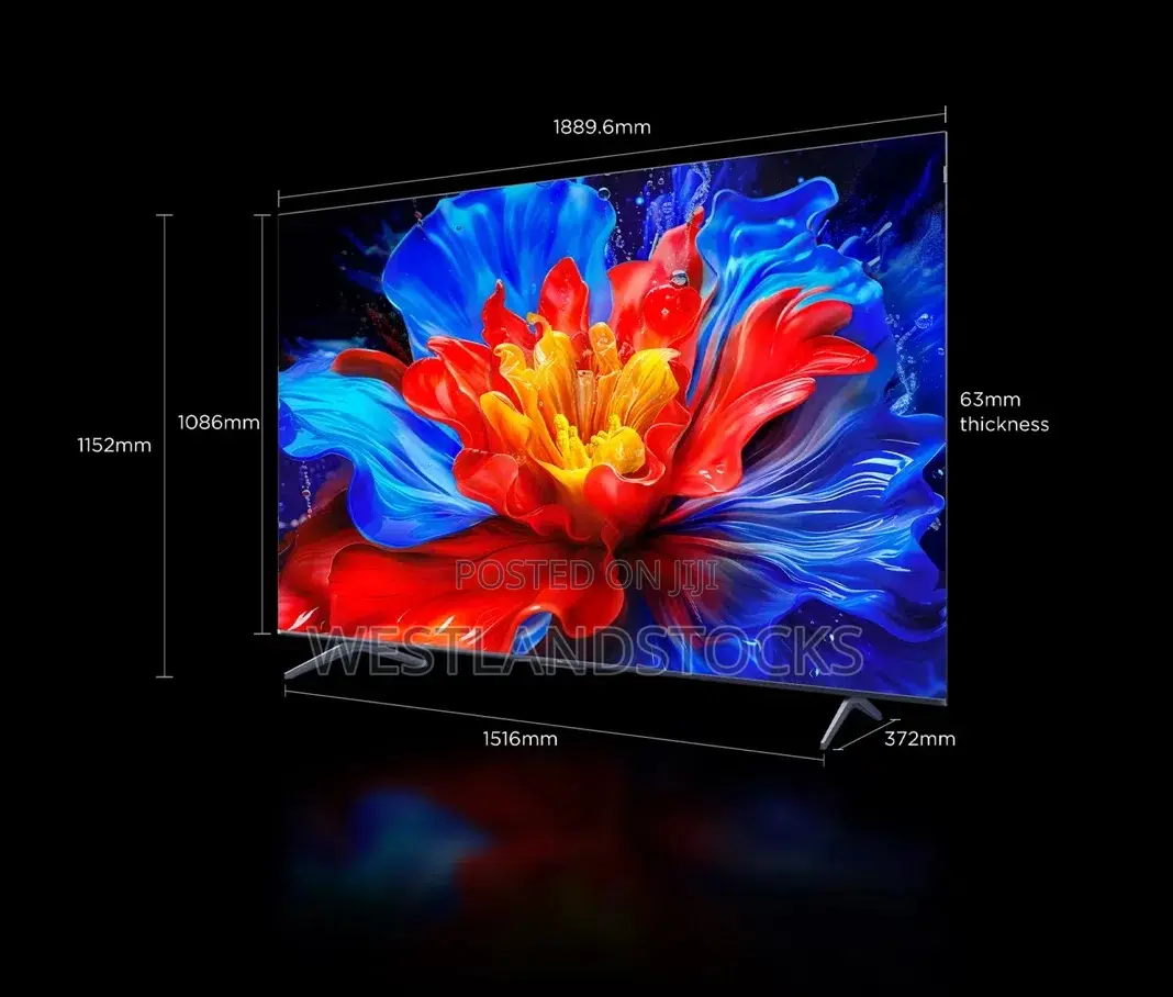 TCL 85p8k 85"inches - Vibrant Qled / Google Tv
