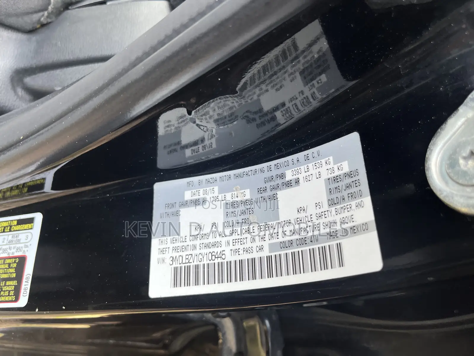Scion iA Base 2016 Black