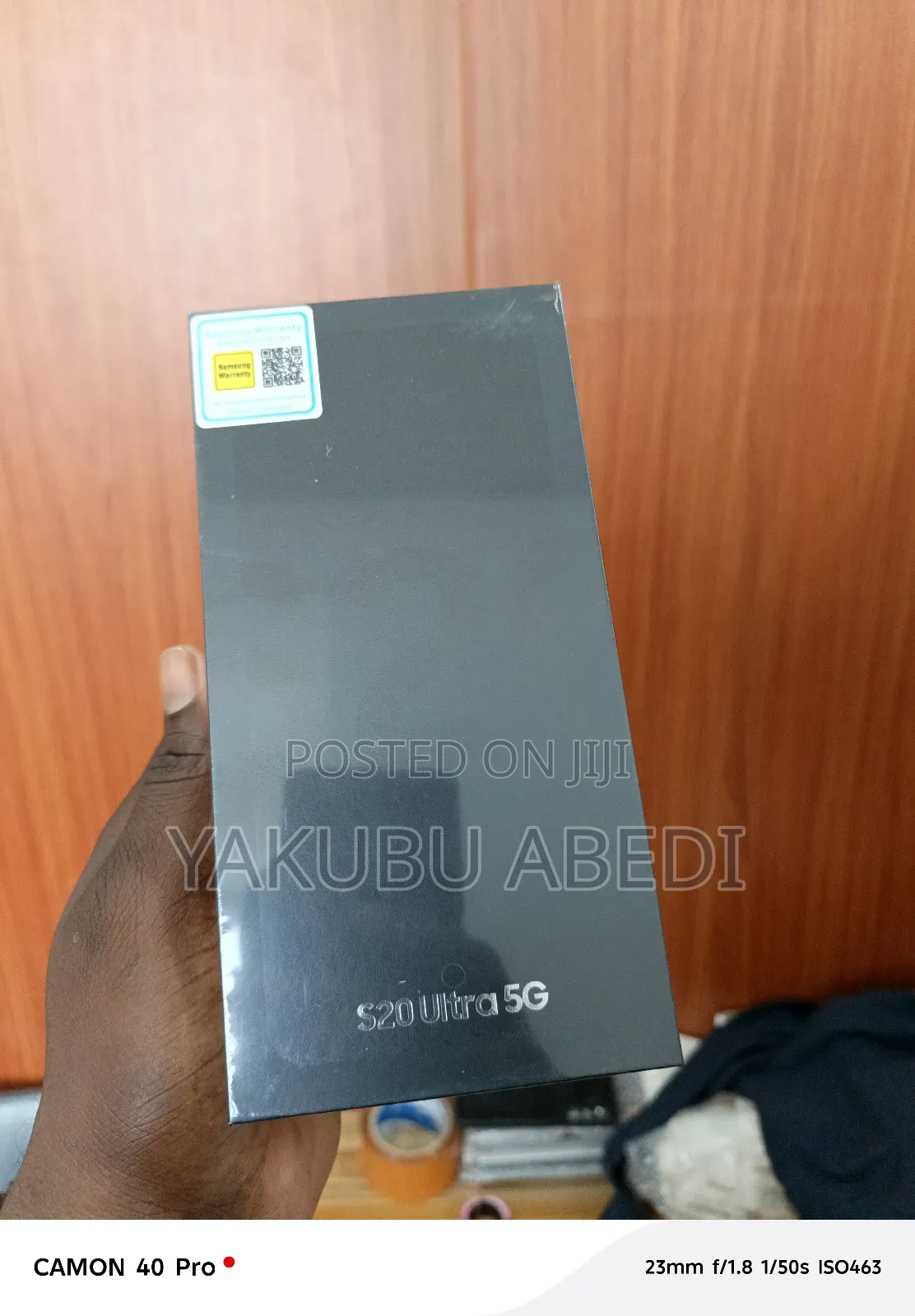 New Samsung Galaxy S20 Ultra 5G 128 GB Black