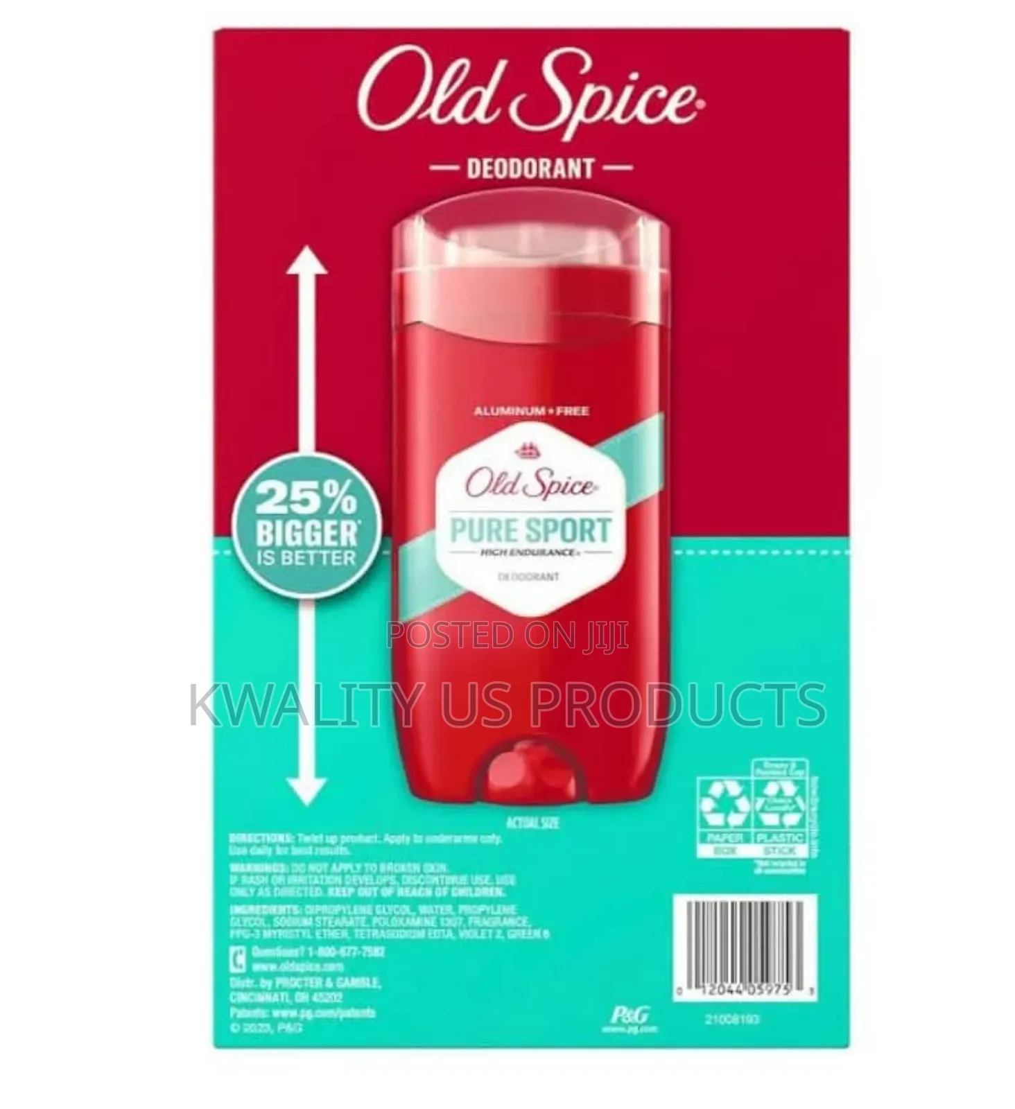 Old Spice Pure Sport Deodorant - 5 Pack