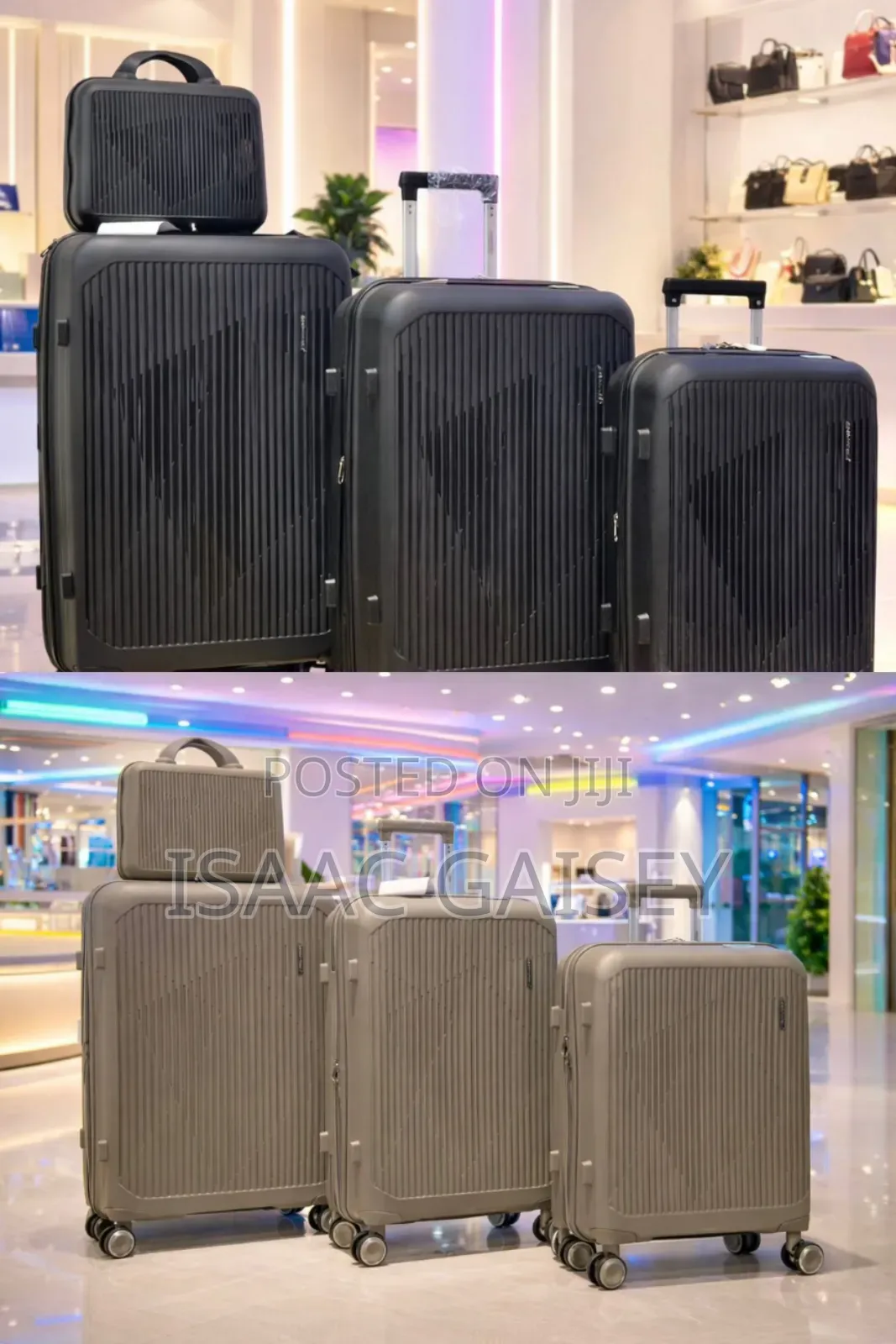 4set Anticrake Quality Luggages With Cosmetic Bag