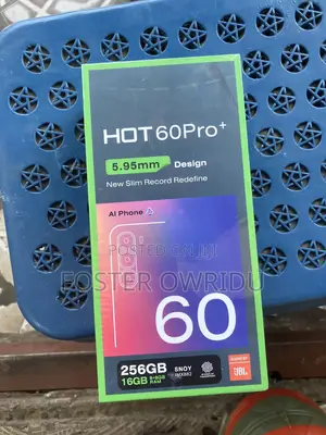 New Infinix Hot 60 Pro+ 128 GB Black