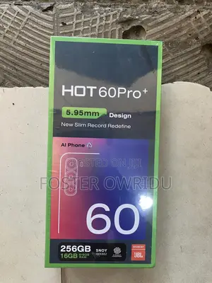 New Infinix Hot 60 Pro+ 128 GB Black
