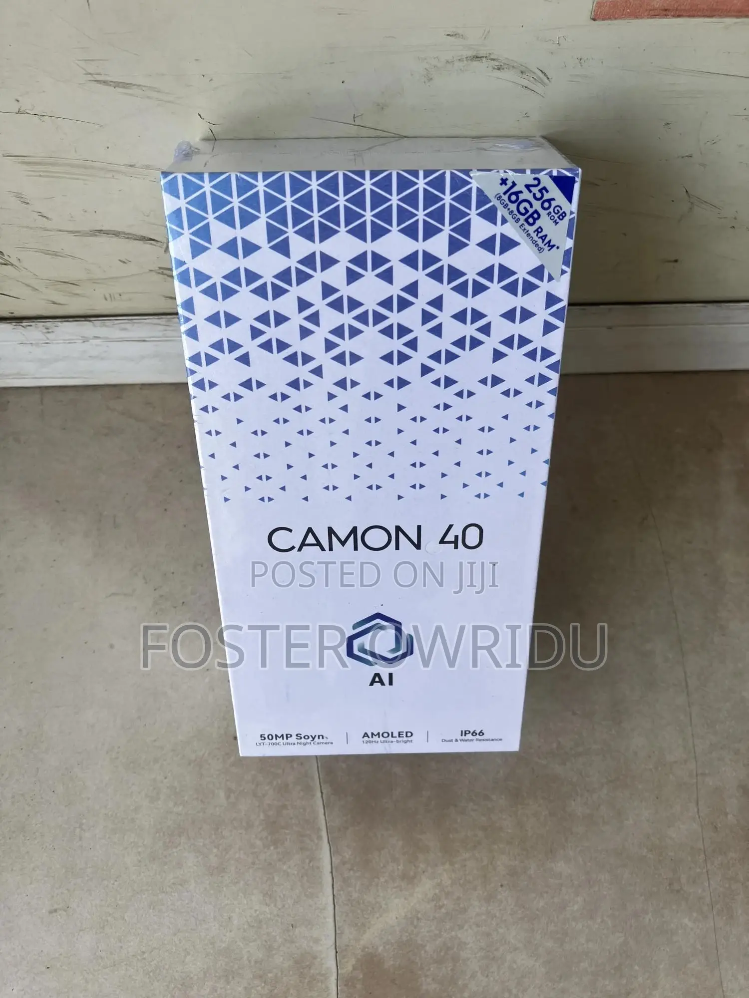 New Tecno Camon 40 256 GB Black