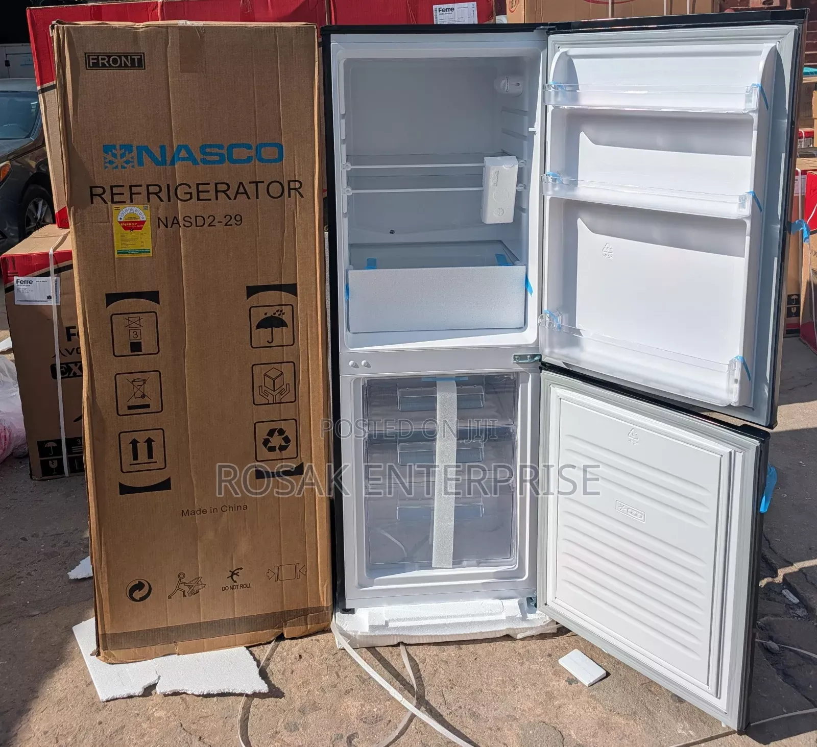 Nasco *207ltrs* Bottom Freezer Refrigerator