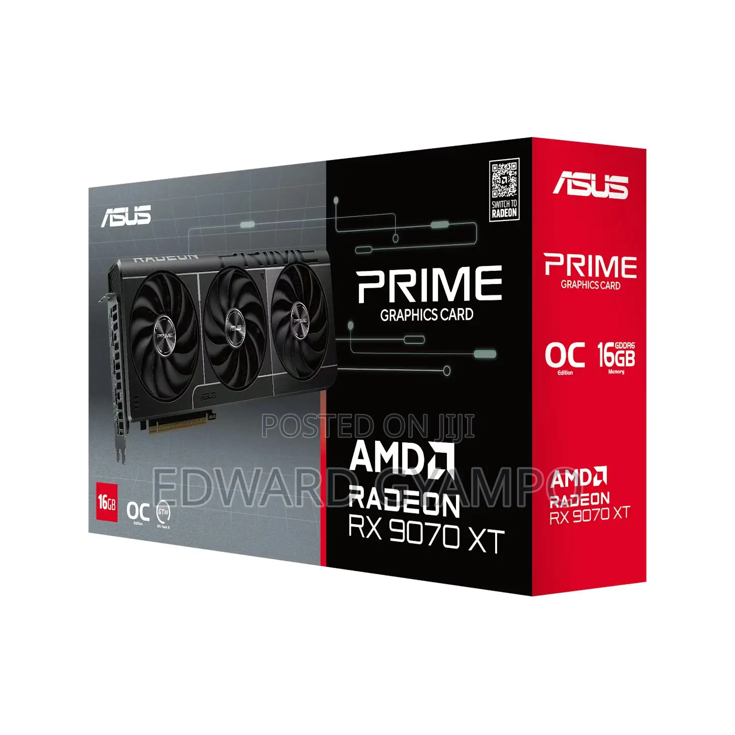 Asus Prime Radeon Rx 9070 Xt 16gb Oc Edition, Brand New Sealed