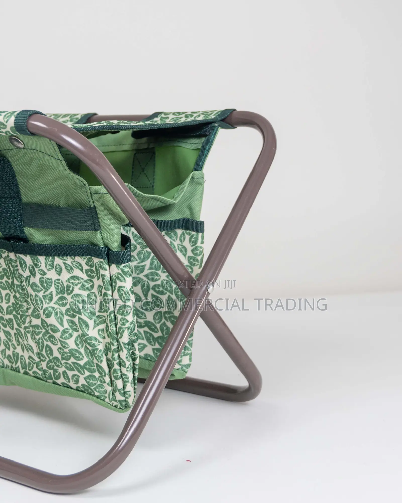 Folding Stool With Garden Bag