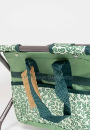 Folding Stool With Garden Bag