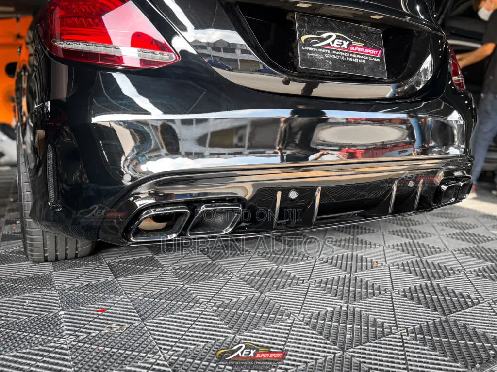 Mercedes Benz W205 Back Bumper Diffuser 2015