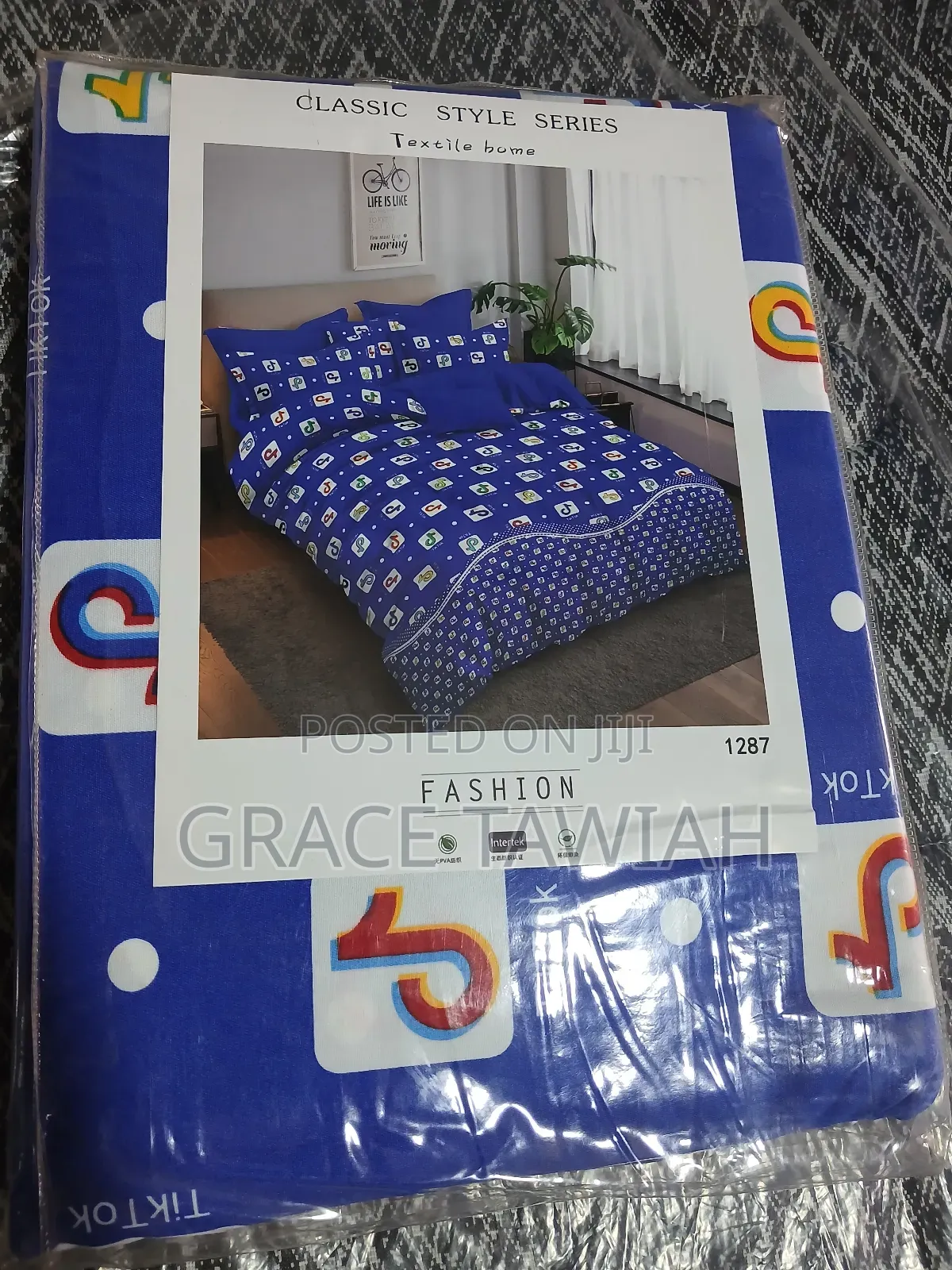 Queen Bedspread With 6in1 Curtains
