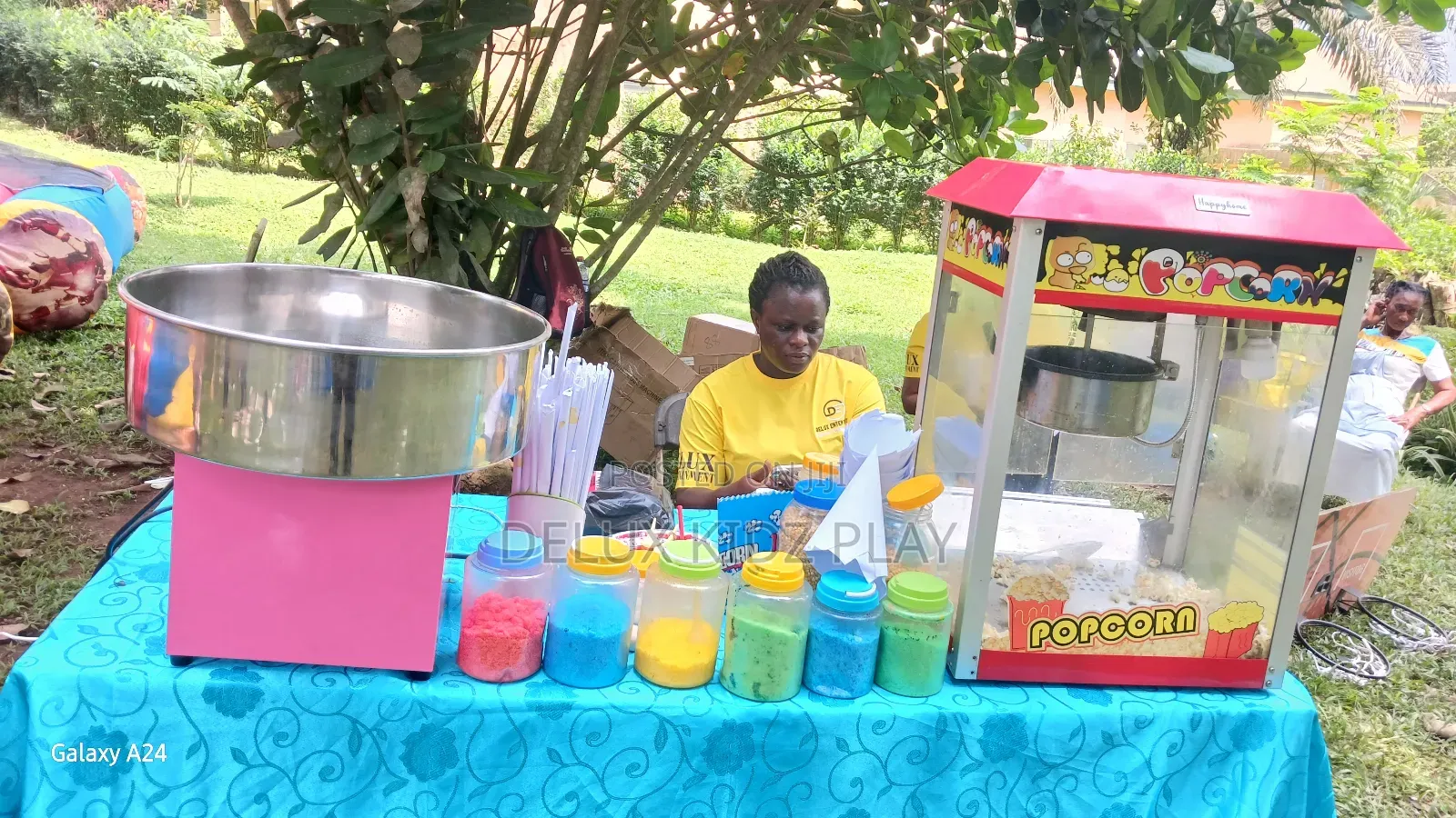 Cotton Candy and Popcorn Services for 100guests