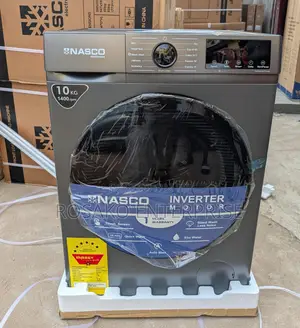 Nasco 10kg Front Load Fully Automatic Washing Machine Inverter