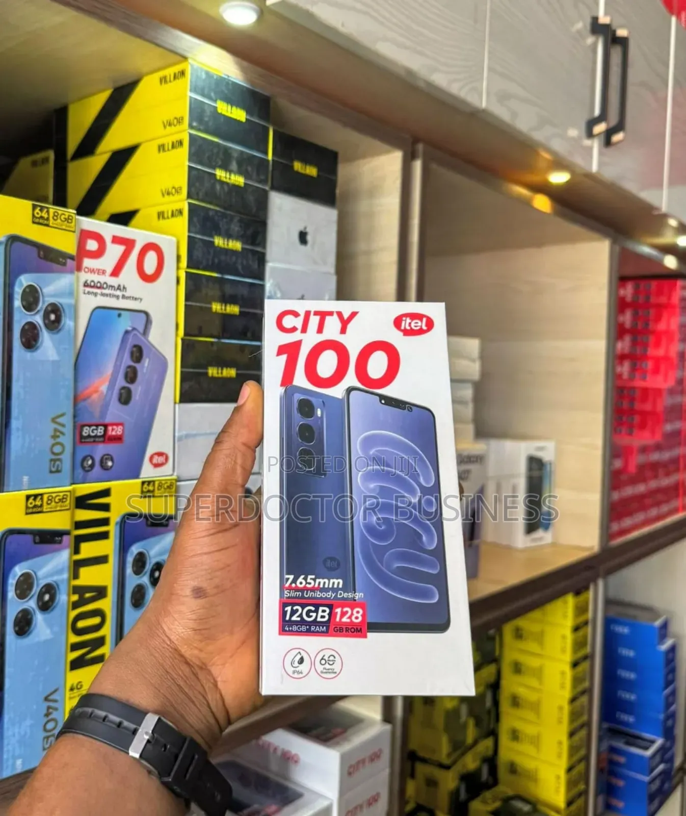 New Itel City 100 128 GB Black