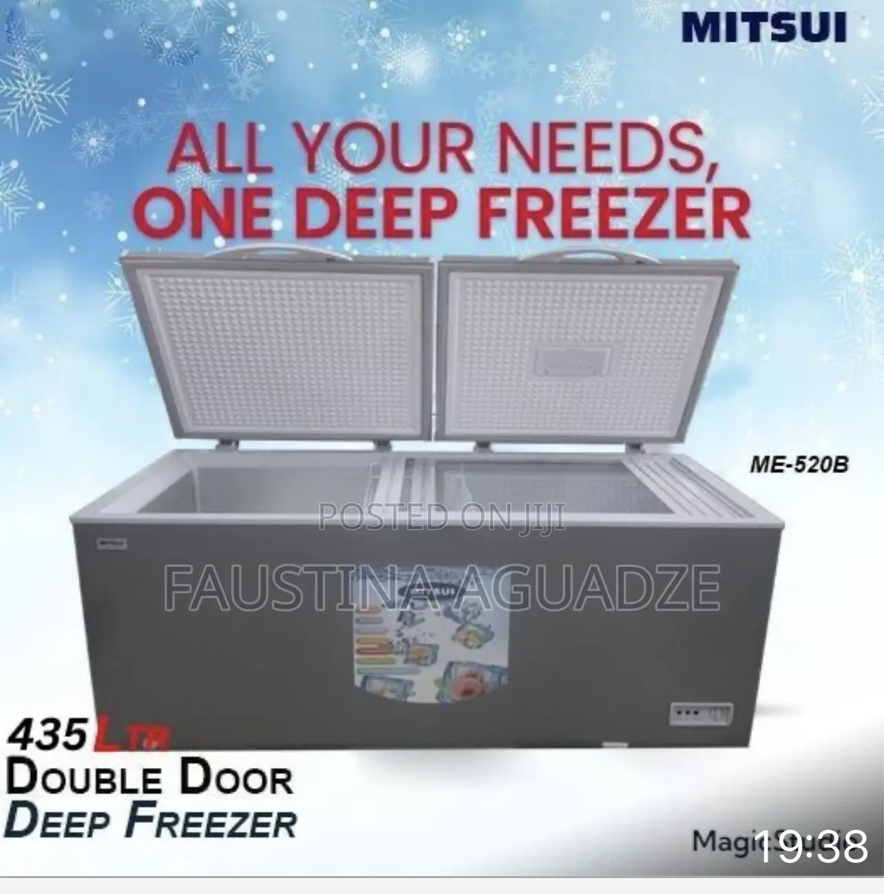 Mitsui Me520b Chest Freezer