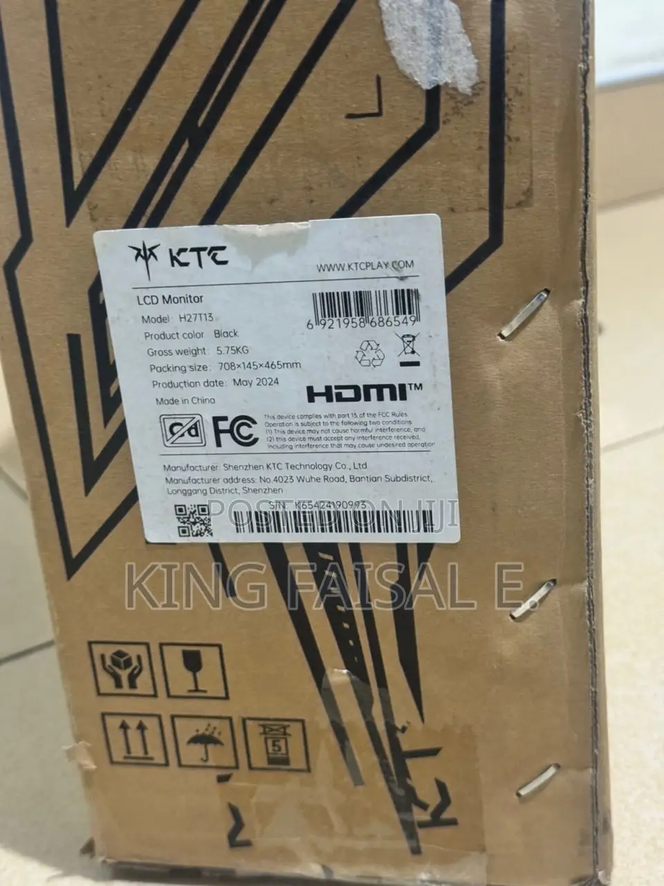 KTC 27inch Monitor 100hz