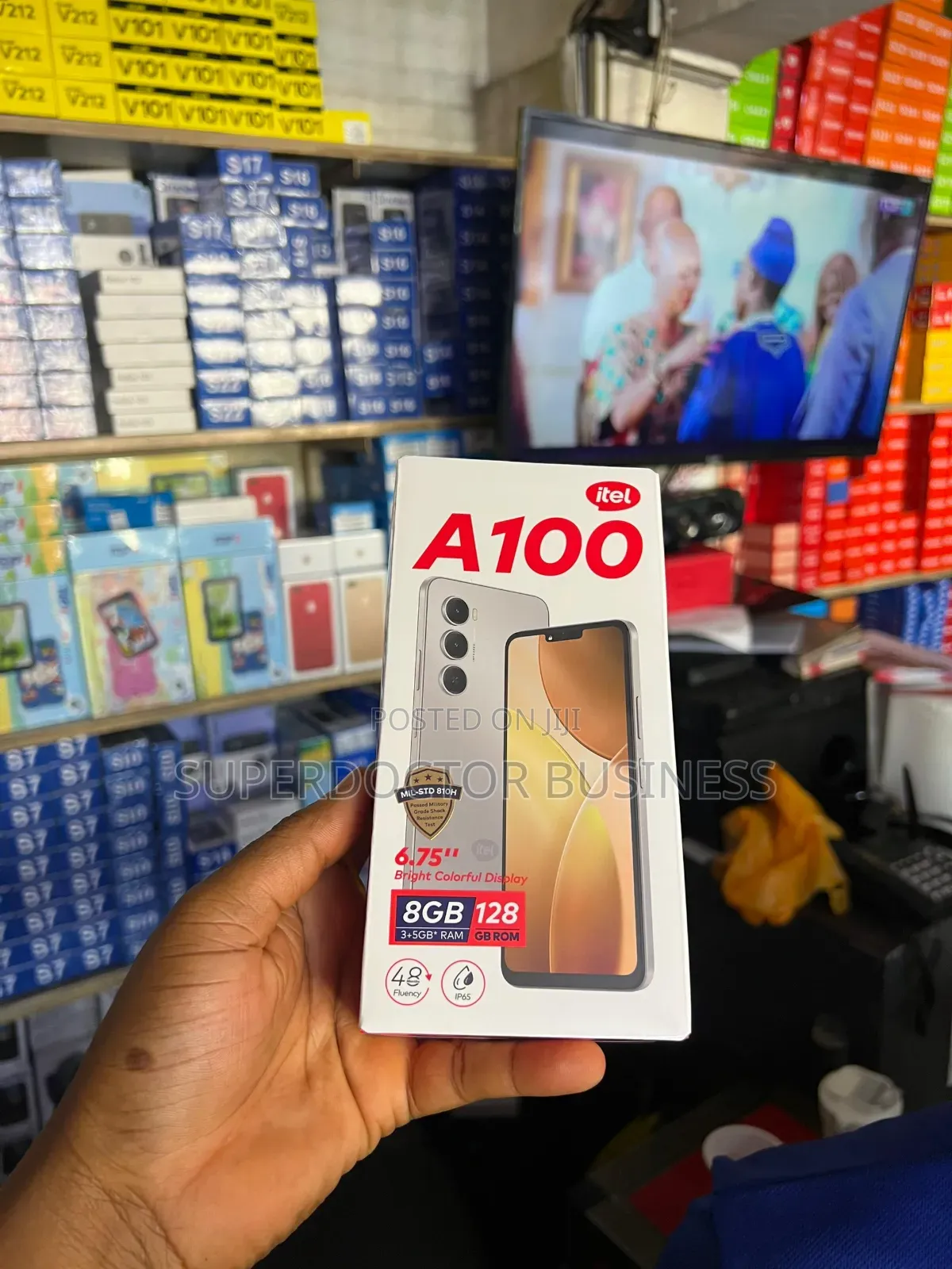 New Itel A100 128 GB Black