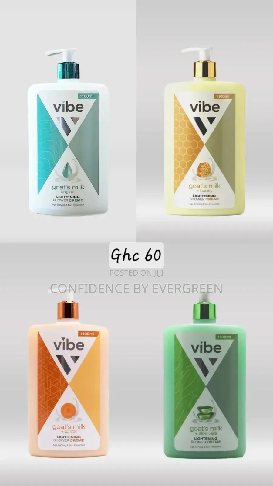Vibe (Body Cream and Shower Gel) 100 for Both
