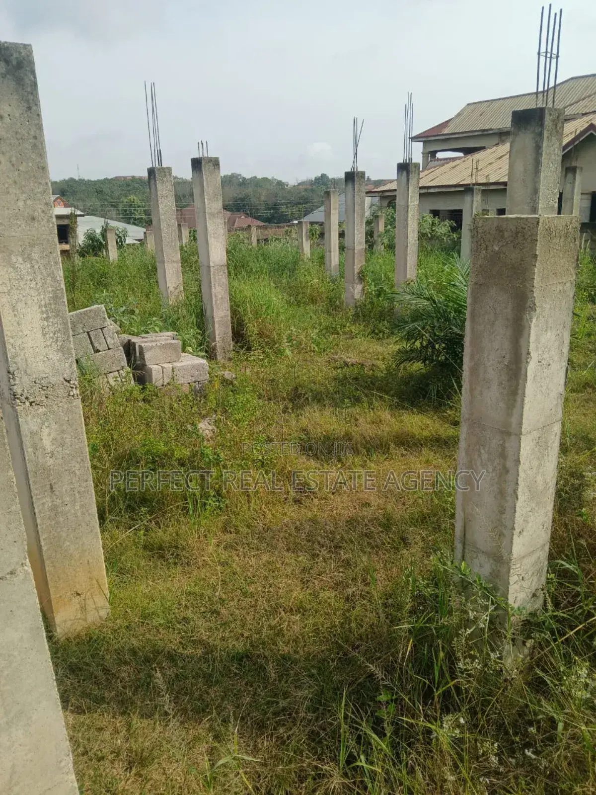 Uncompleted Structure on Land for Sale