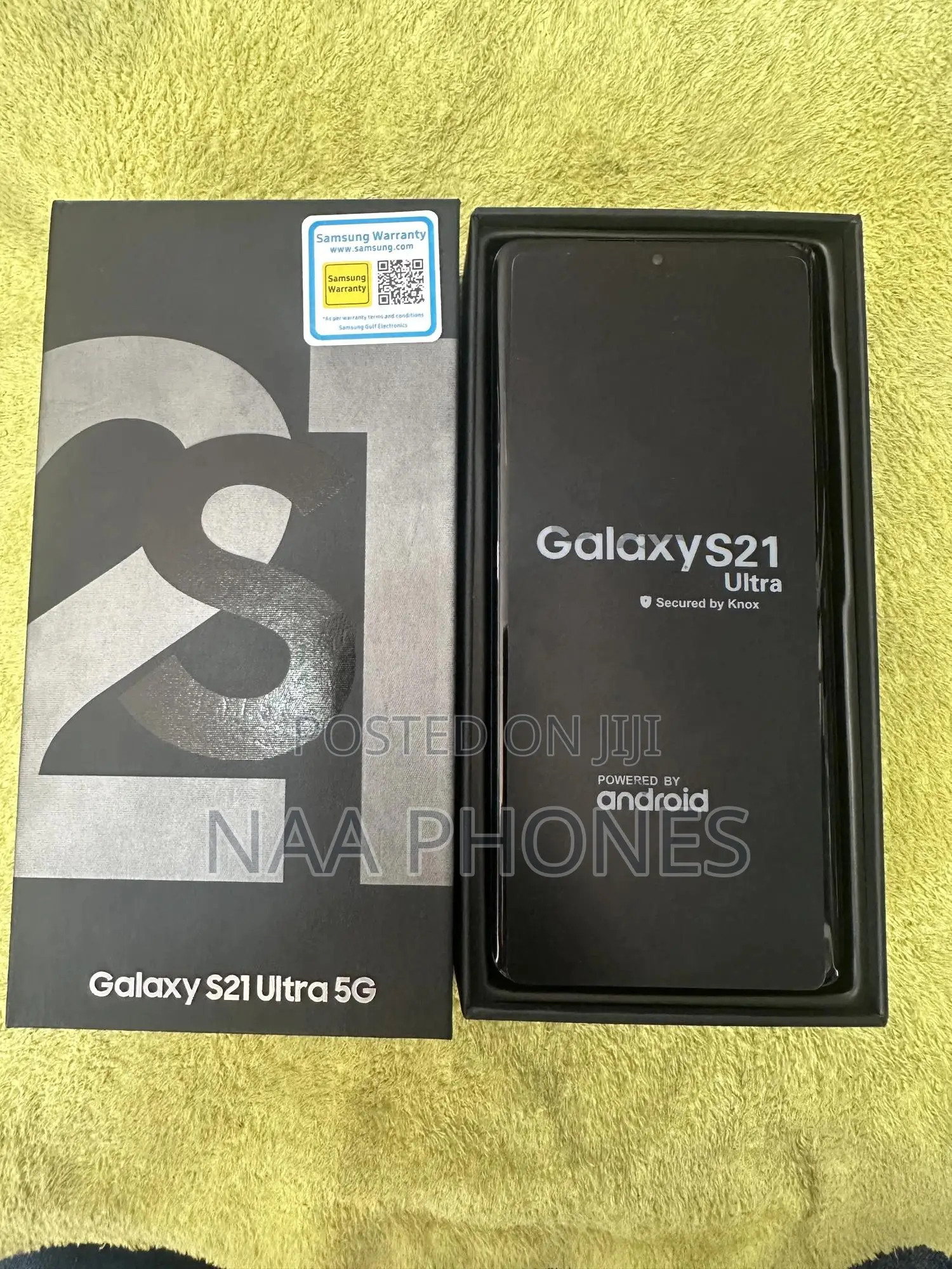 New Samsung Galaxy S21 Ultra 5G 256 GB Black