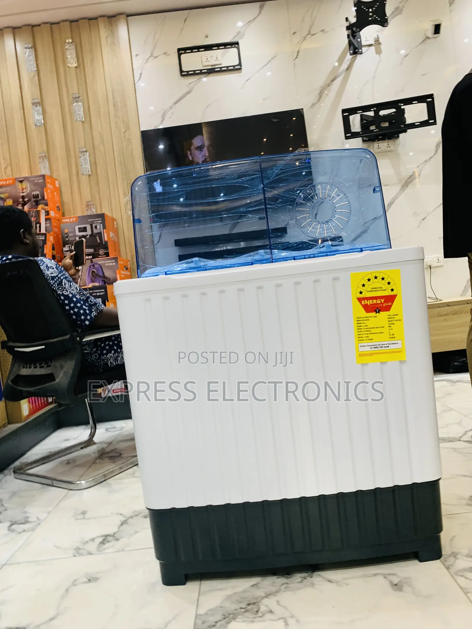 Ultra Modern Washing Machine Topload Twintub 10kg Nasco