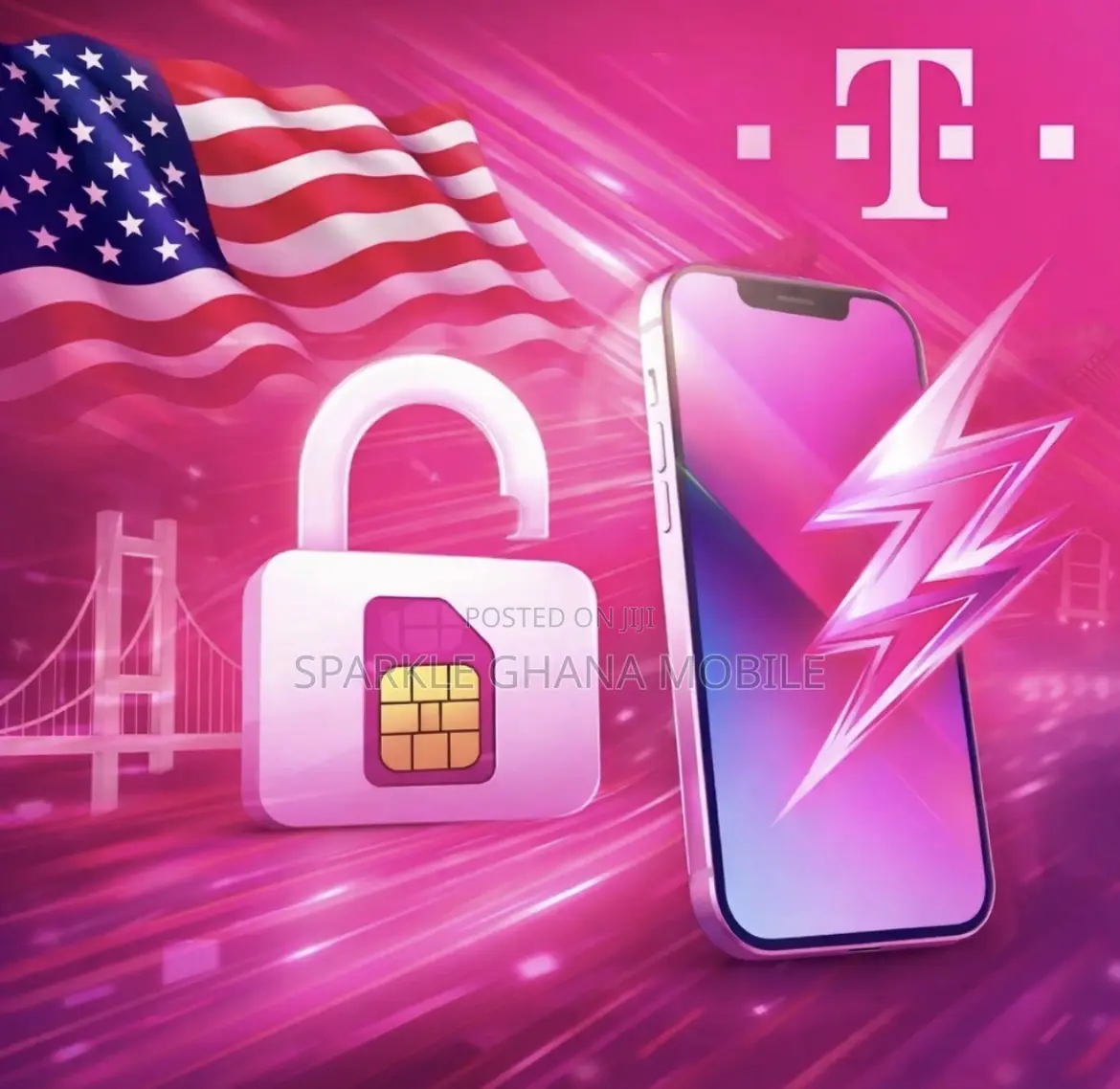 Usa T-mobile Unlock For 17 Pro Max