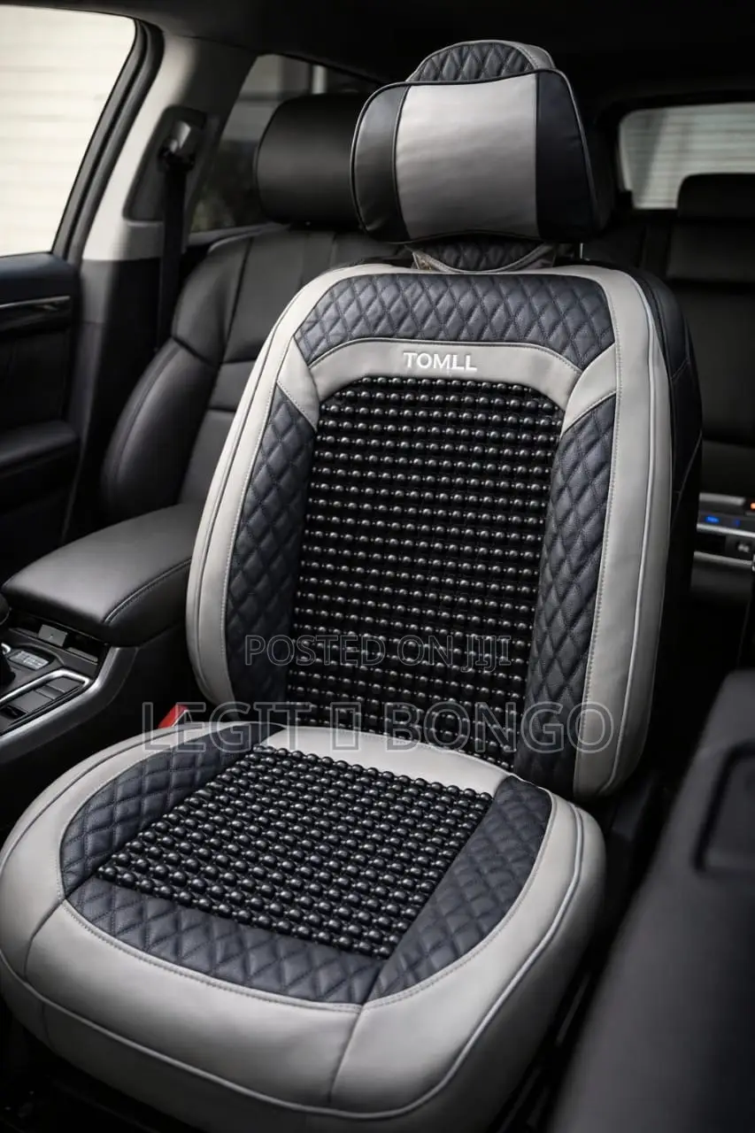 High Quality Leather Seat Cover With Beads