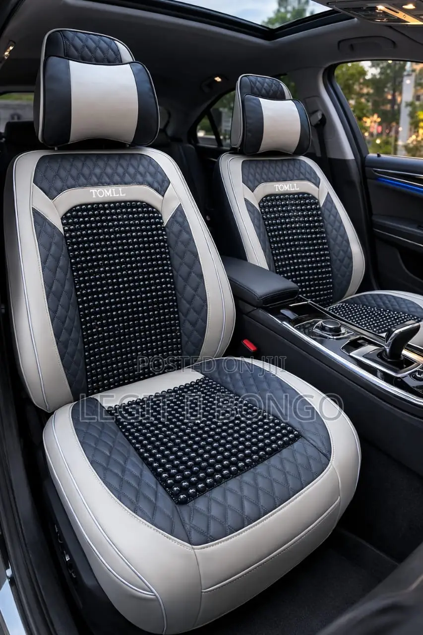 High Quality Leather Seat Cover With Beads
