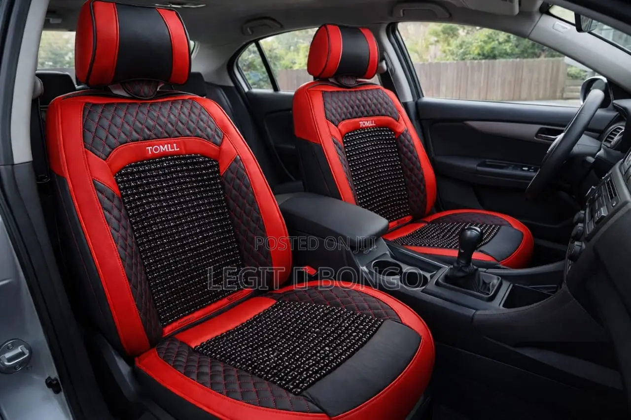 High Quality Leather Seat Cover With Beads