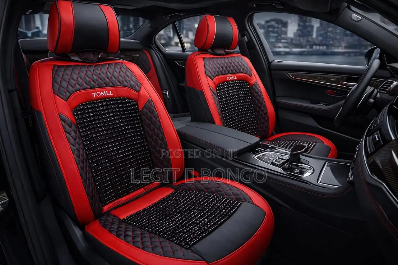 High Quality Leather Seat Cover With Beads