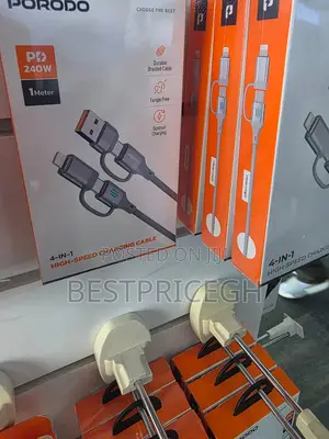 Porodo 4-in-1 High-Speed Charging Cable Pd 240w
