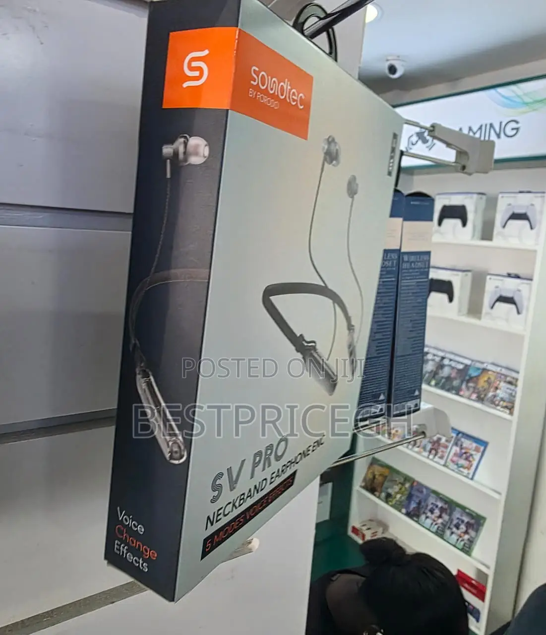Porodo Soundtec Sv Pro Neckband Earphone Enc