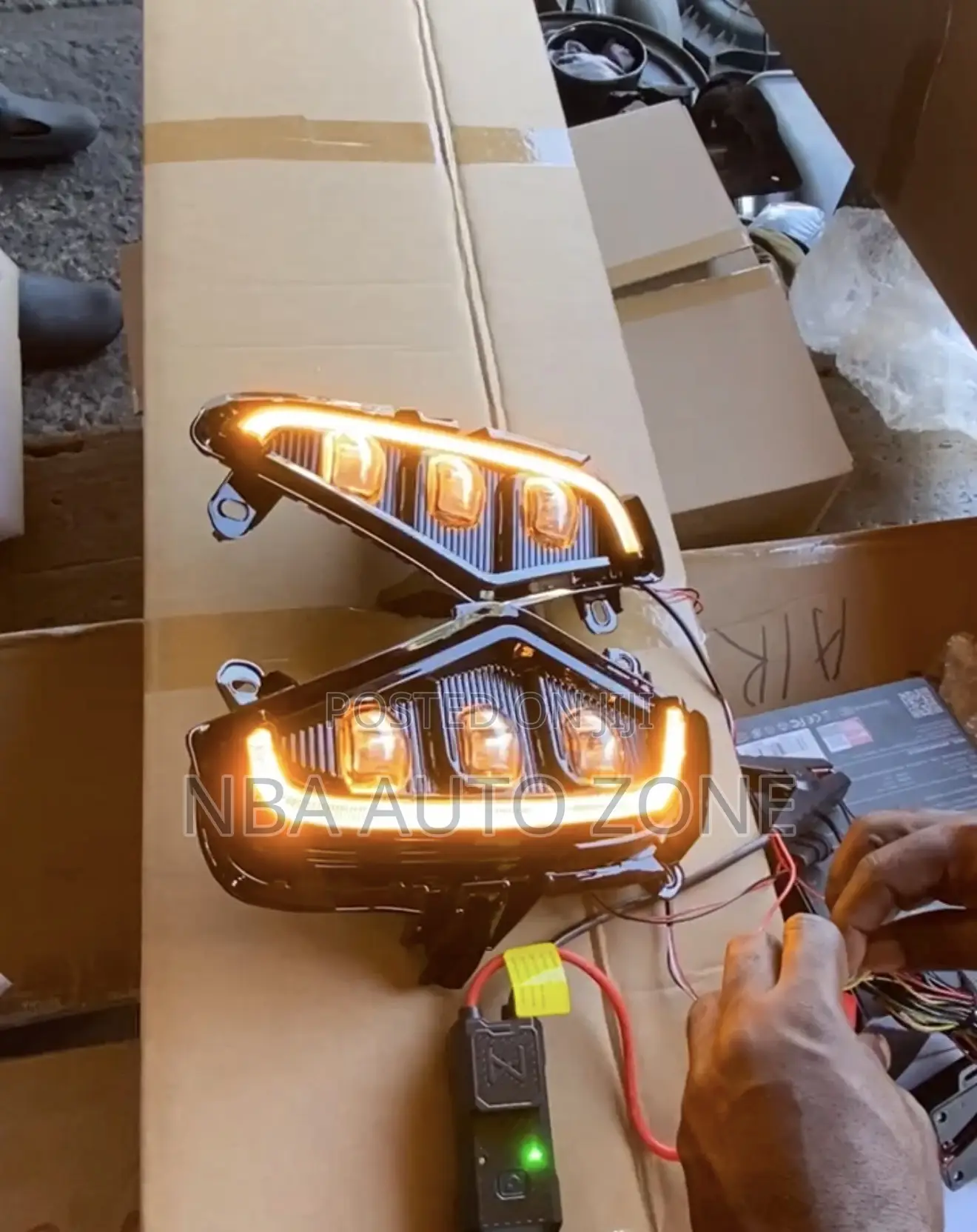 Toyota Rav4 2019-22 Full Led Fog Light Covers Pair