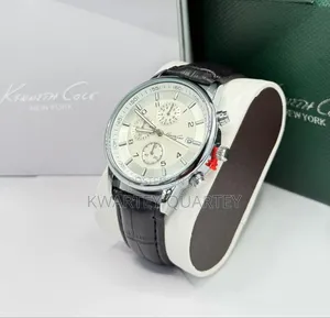 Chronograph Leather Watches #Kenneth Cole