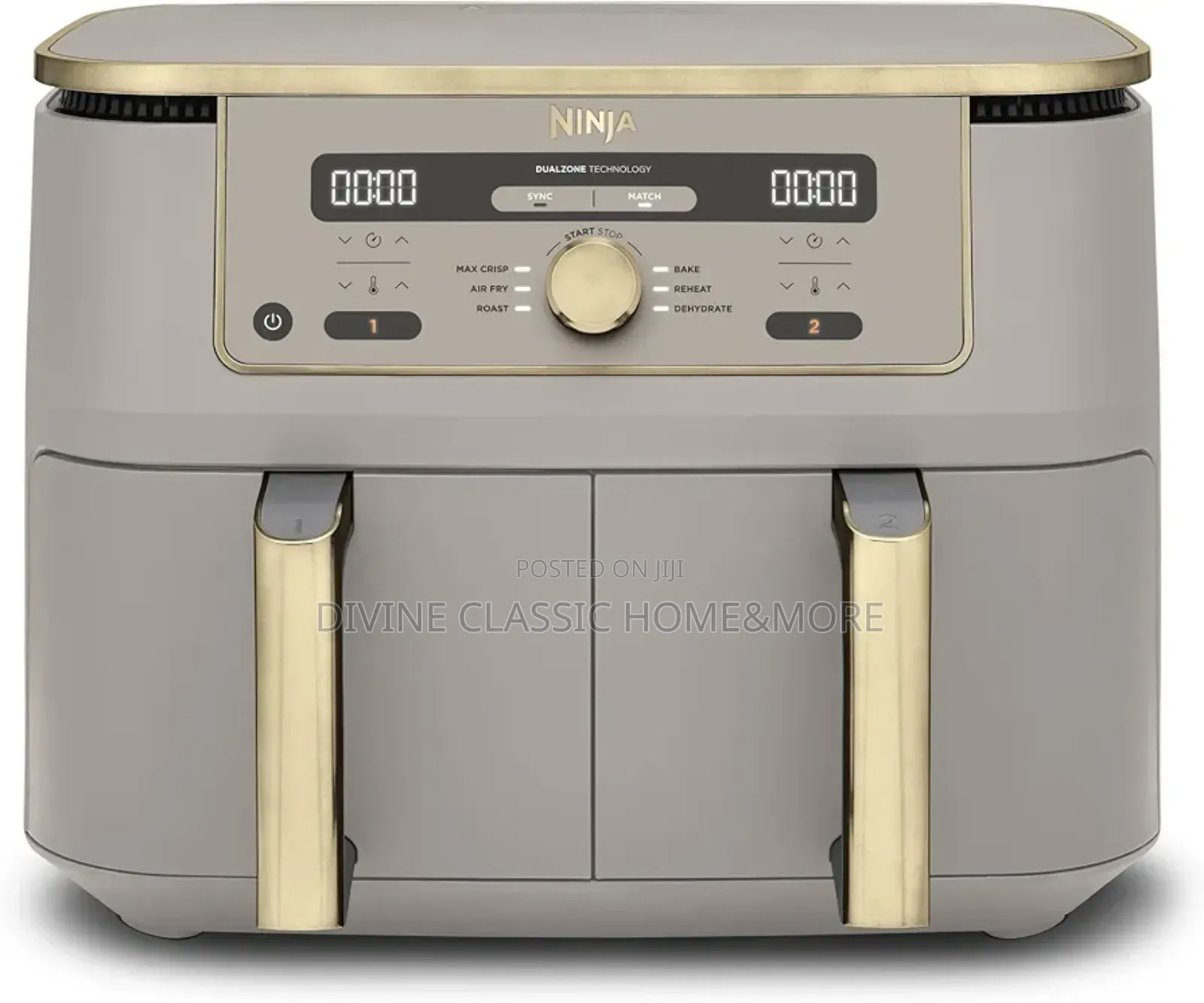 Ninja Max Dual Zone Digital Air Fryer, 2 Drawers, 9.5l, 6-in-1