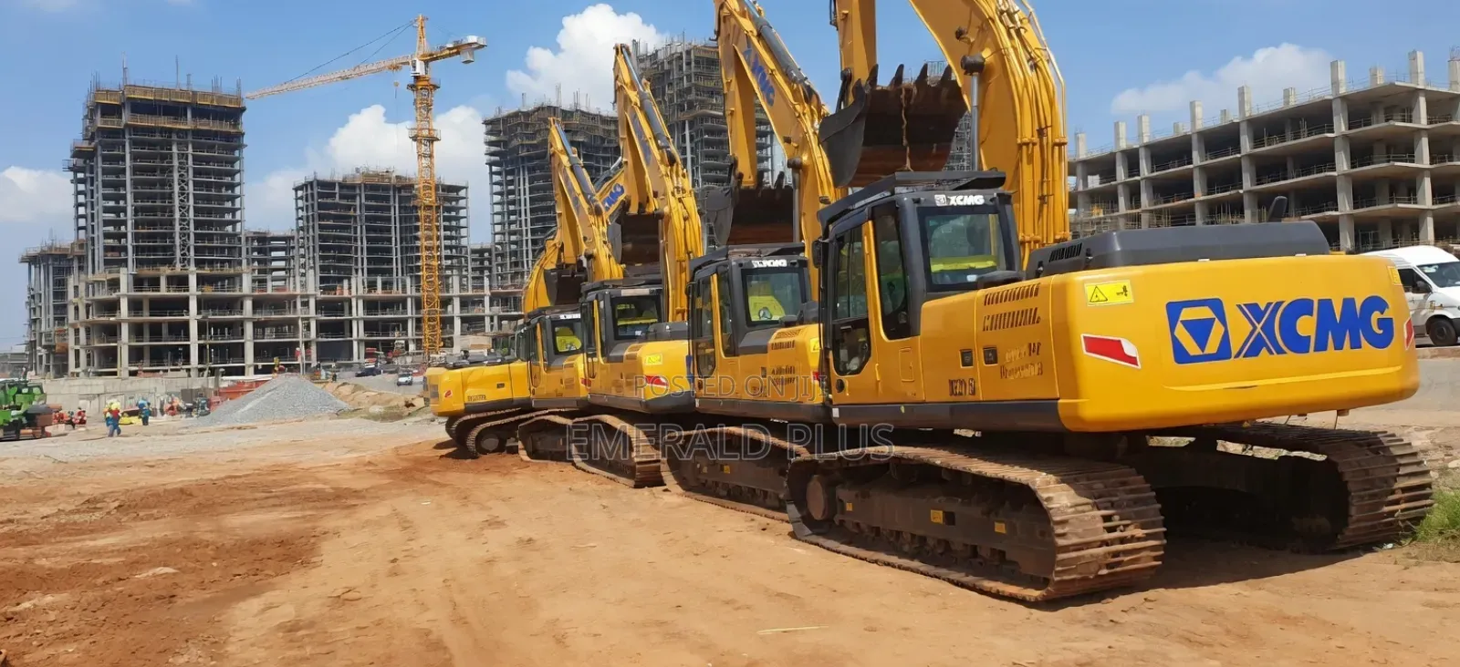 Sany, Liugong, XCMG Excavators