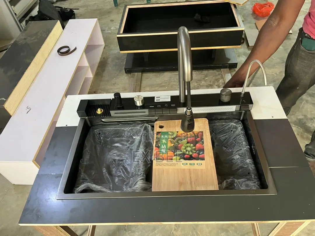 Led Modern Kitchen Sink Complete Set