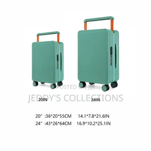 24”,20inch Pc Travel Luggage Hard Shell With Aluminum Frame