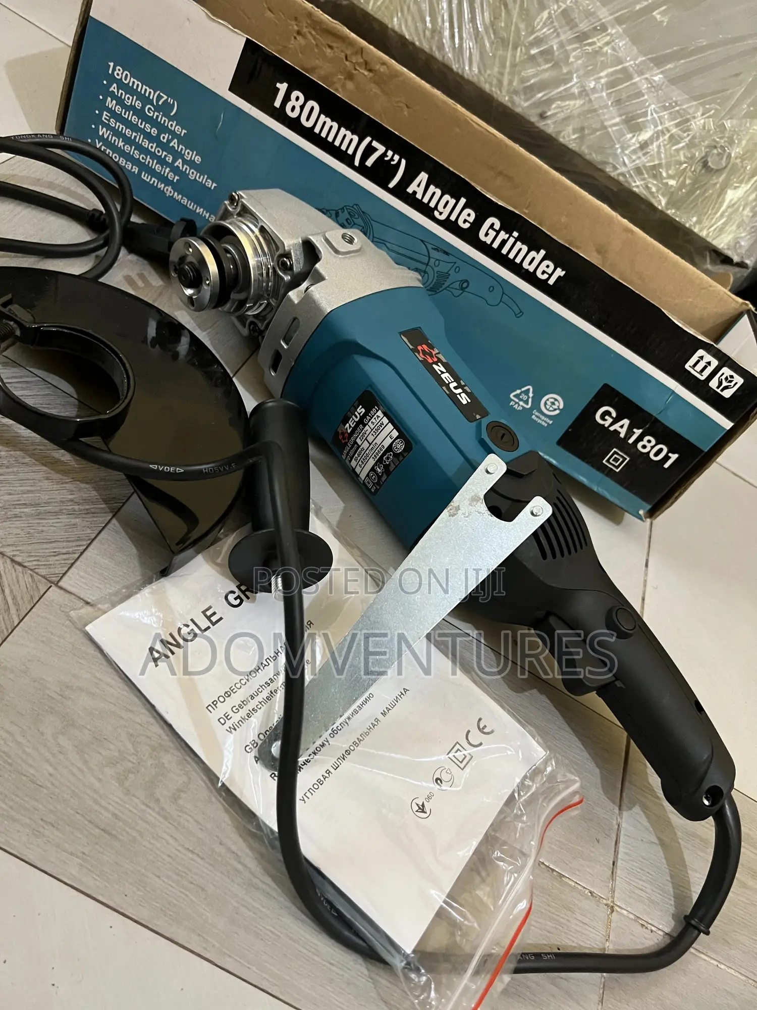 Heavy-Duty Electric Angle Grinder – Durable for Cutting and Grinding