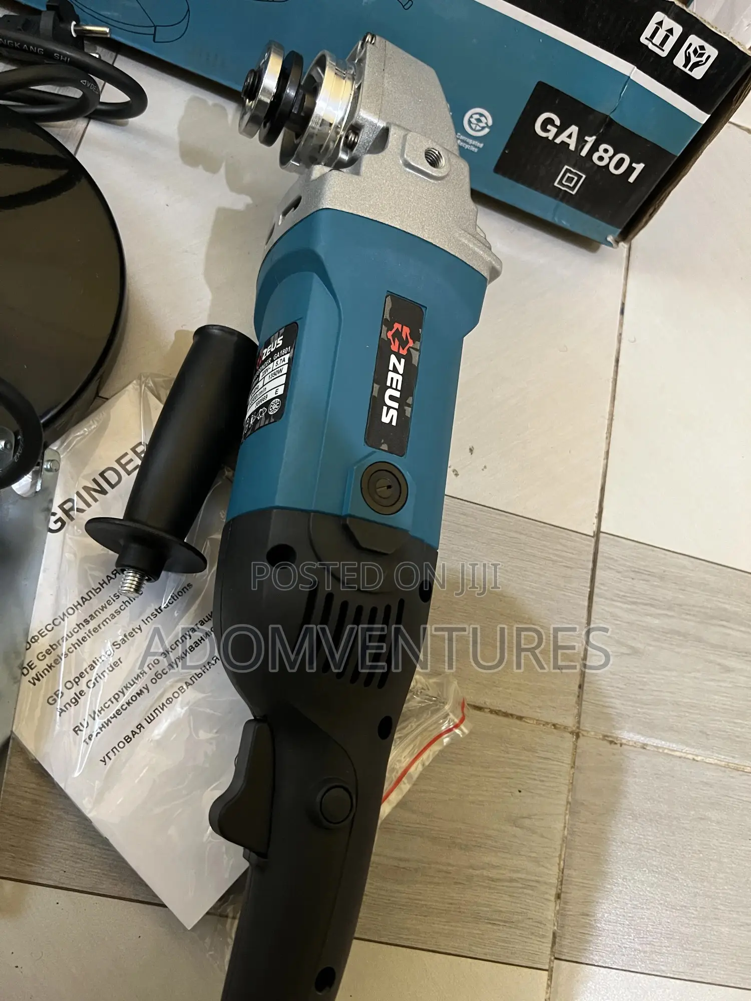 Heavy-Duty Electric Angle Grinder – Durable for Cutting and Grinding