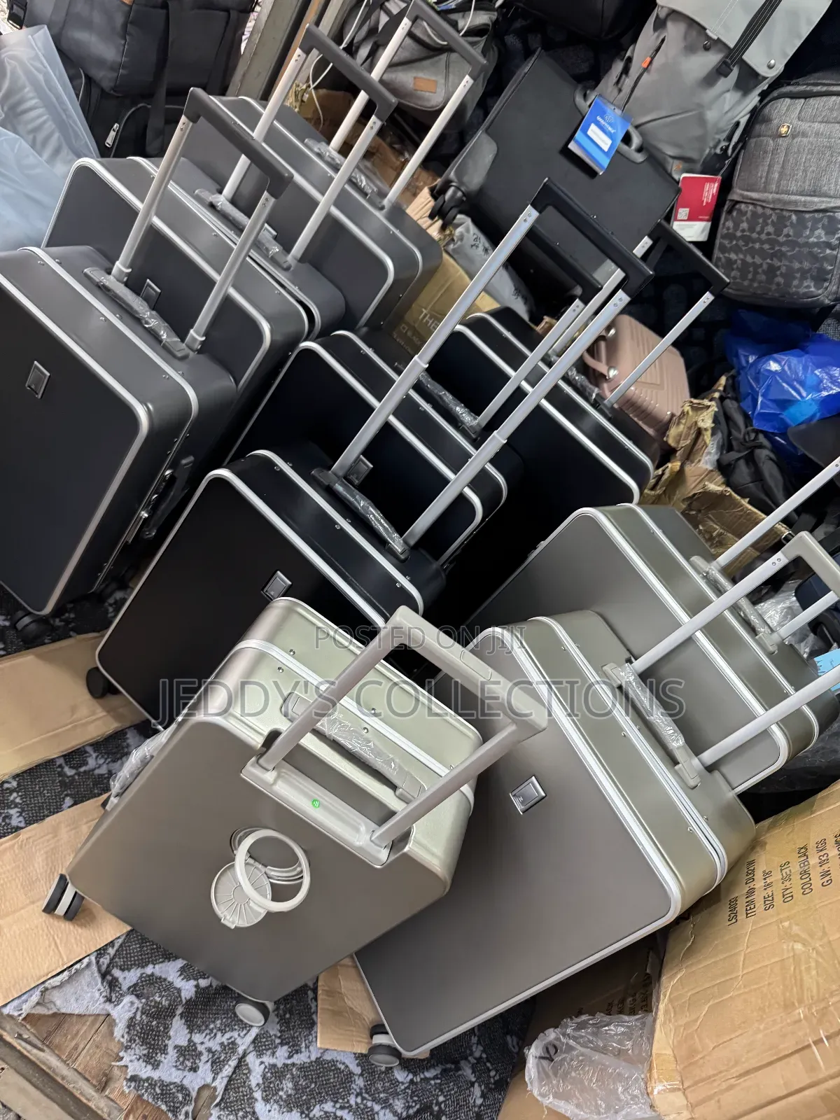 High Quality Unisex Aluminum Multifunctional Tsa Lock Trolley Luggage