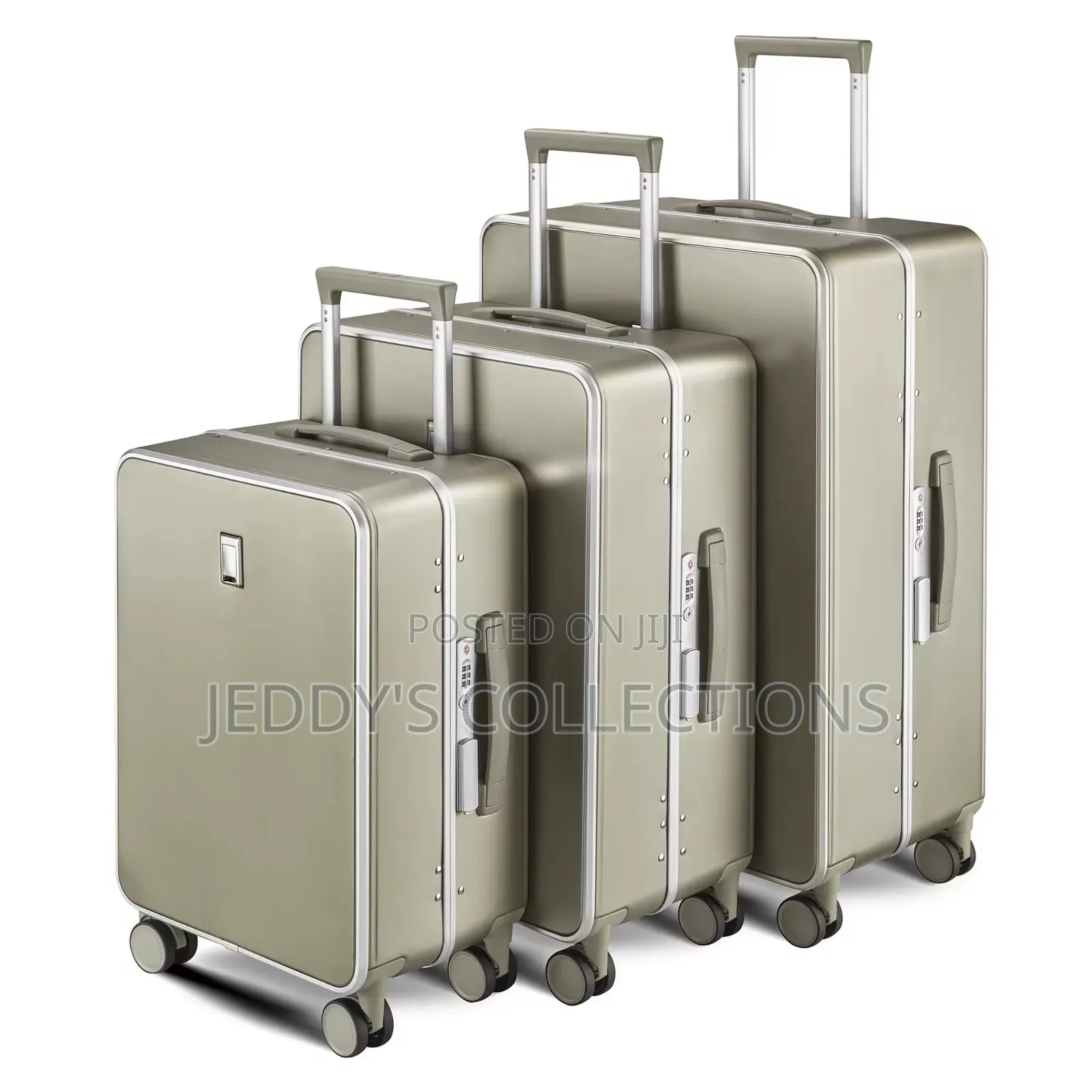 High Quality Unisex Aluminum Multifunctional Tsa Lock Trolley Luggage