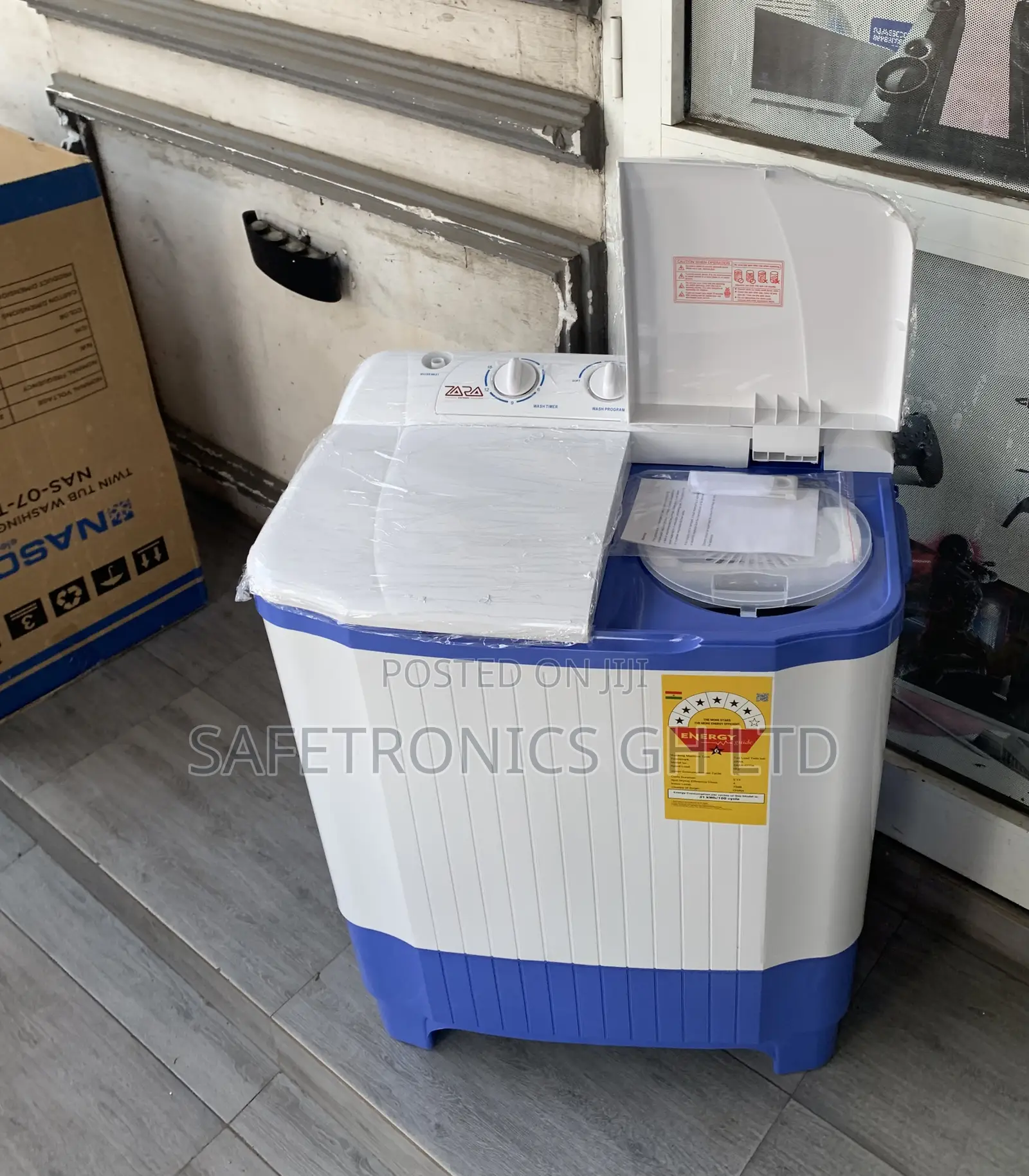 Super Exclusive 7kg Zara Semiautomatic Topload White Washingmachine