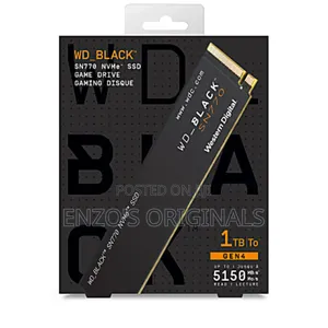 1tb Nvme Gen 4 Sn770 Western Digital Black Edition New Sealed 5150mbps