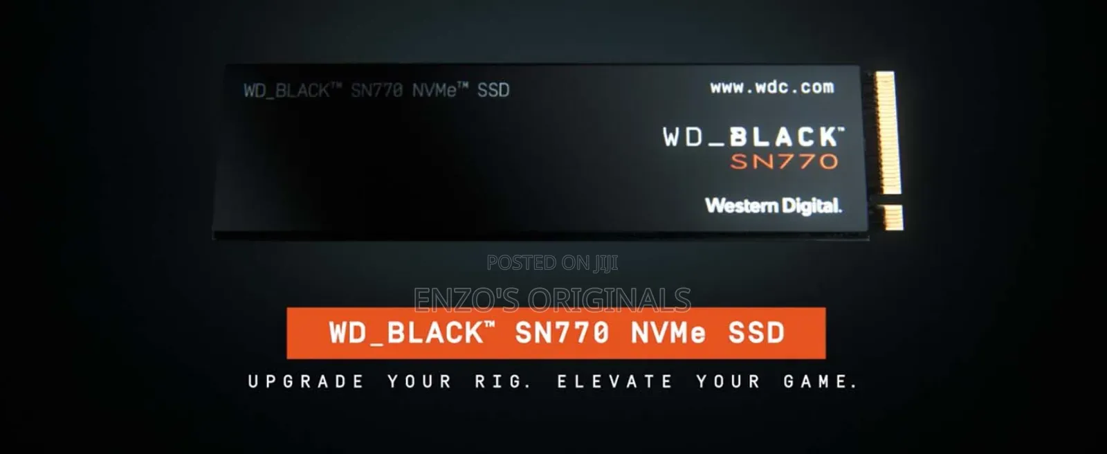 1tb Nvme Gen 4 Sn770 Western Digital Black Edition New Sealed 5150mbps