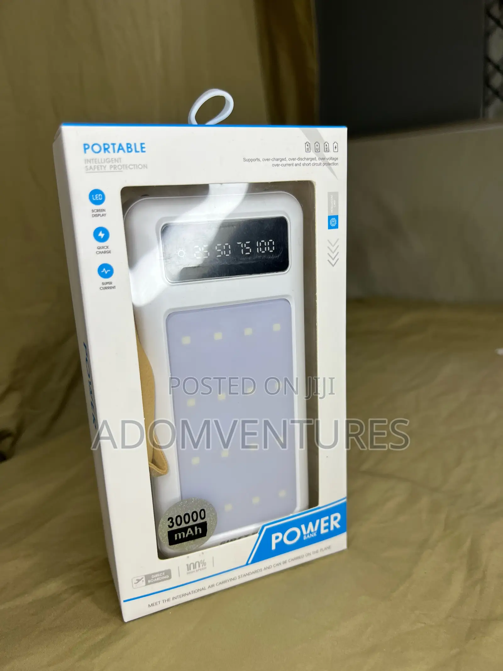 30,000mah Super Capacity Power Bank – Long-Lasting Fast Charger