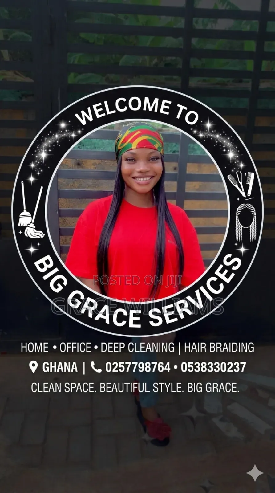 Big Grace Professional Cleaning Services,We Clean, You Relax
