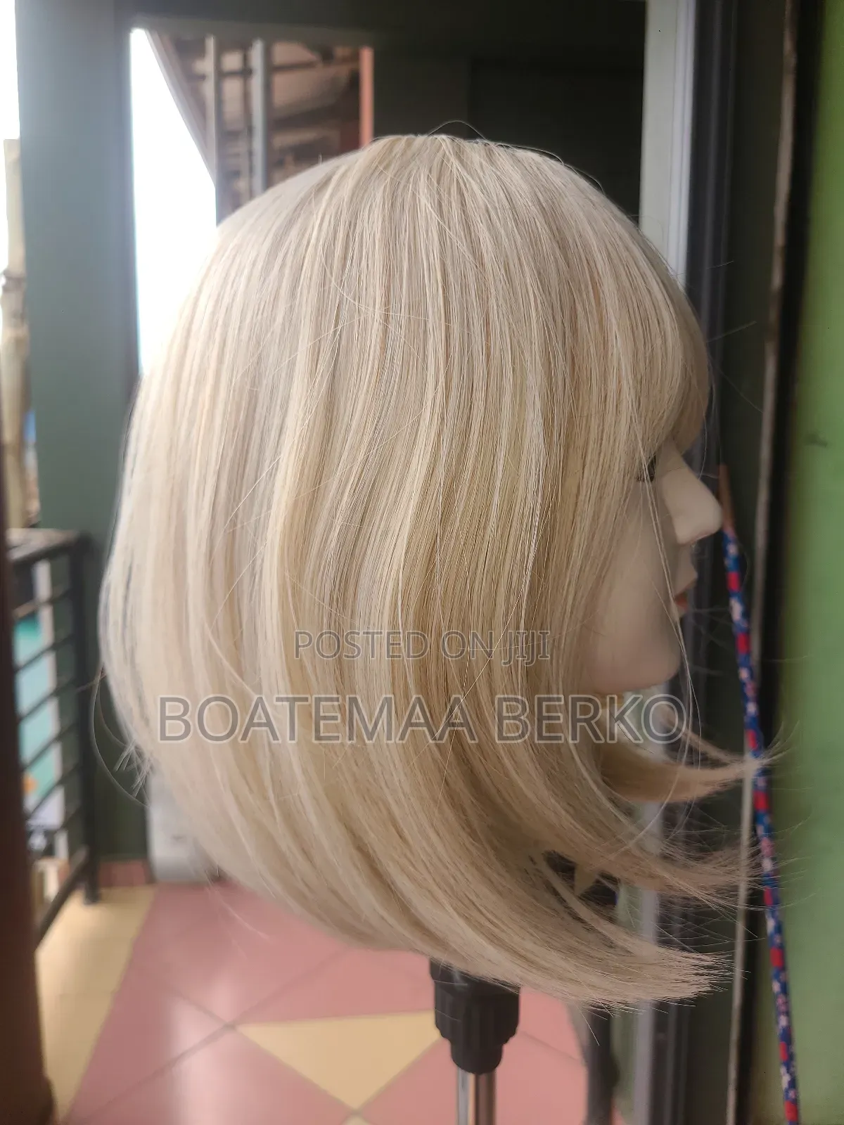 Bob French Cut Blonde Pixie Wig